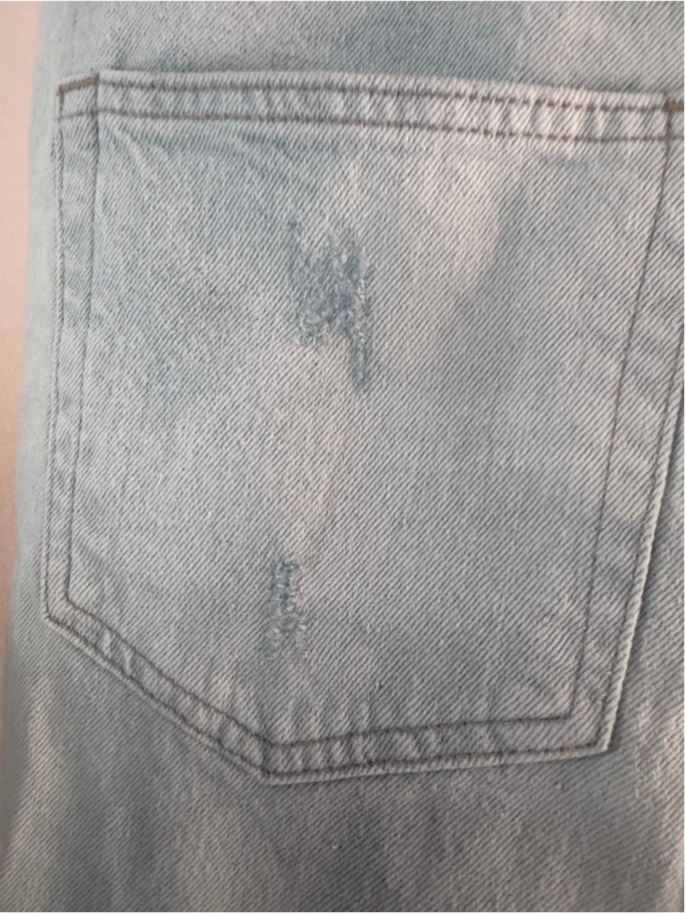 Wild Fable Jeans Double Removable Waistband 90s Relaxed Straight Mid Rise Size 6 - Picture 9 of 14